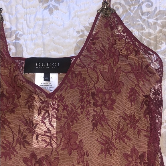Gucci Lace tank top with bees size 44 - Picture 4 of 4